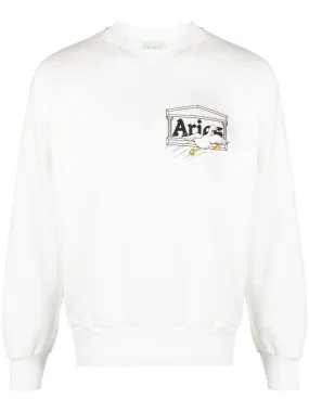 Aries Sweaters White