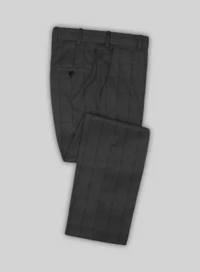 Bristol Anrico Charcoal Checks Pants