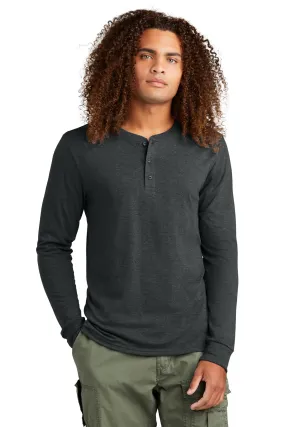 District Perfect Tri Long Sleeve Henley DT145