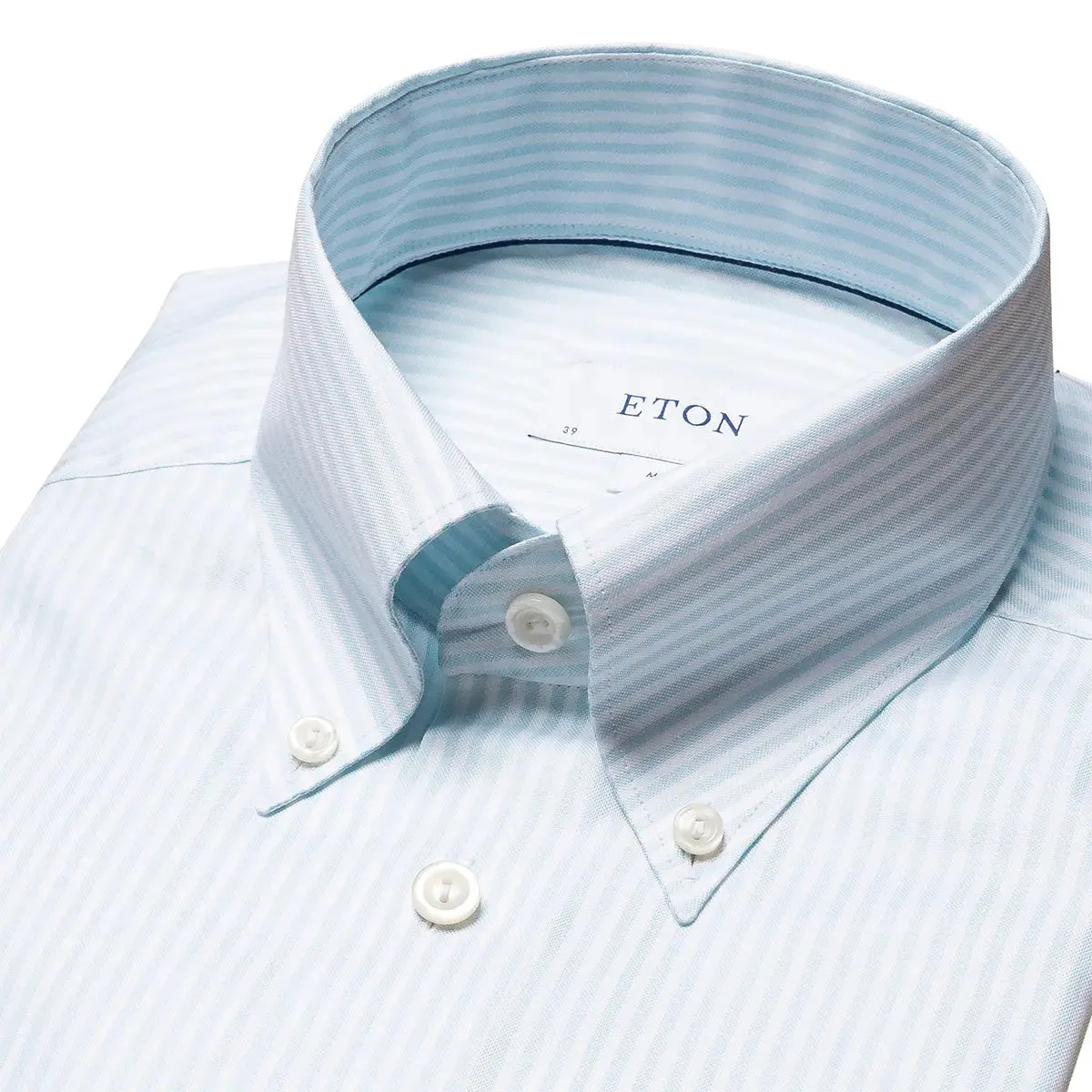 Light Green Bengal Stripe Oxford Slim Fit Shirt