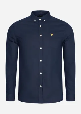 Light weight oxford shirt - dark navy