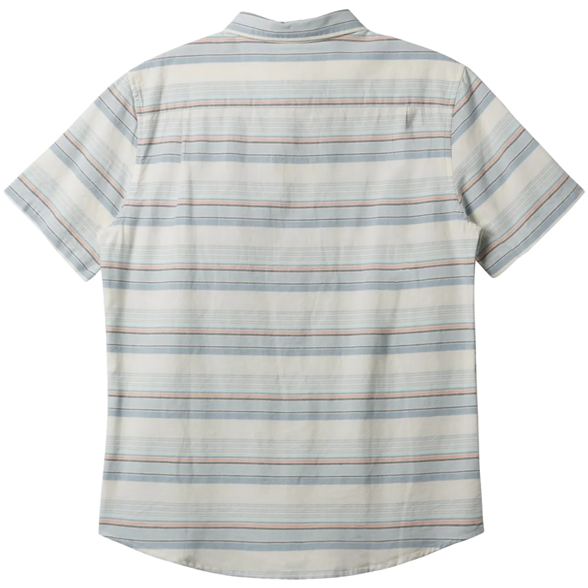 Men's Oxford Stripe Classic Short Sleeve Woven Shirt