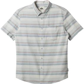 Men's Oxford Stripe Classic Short Sleeve Woven Shirt