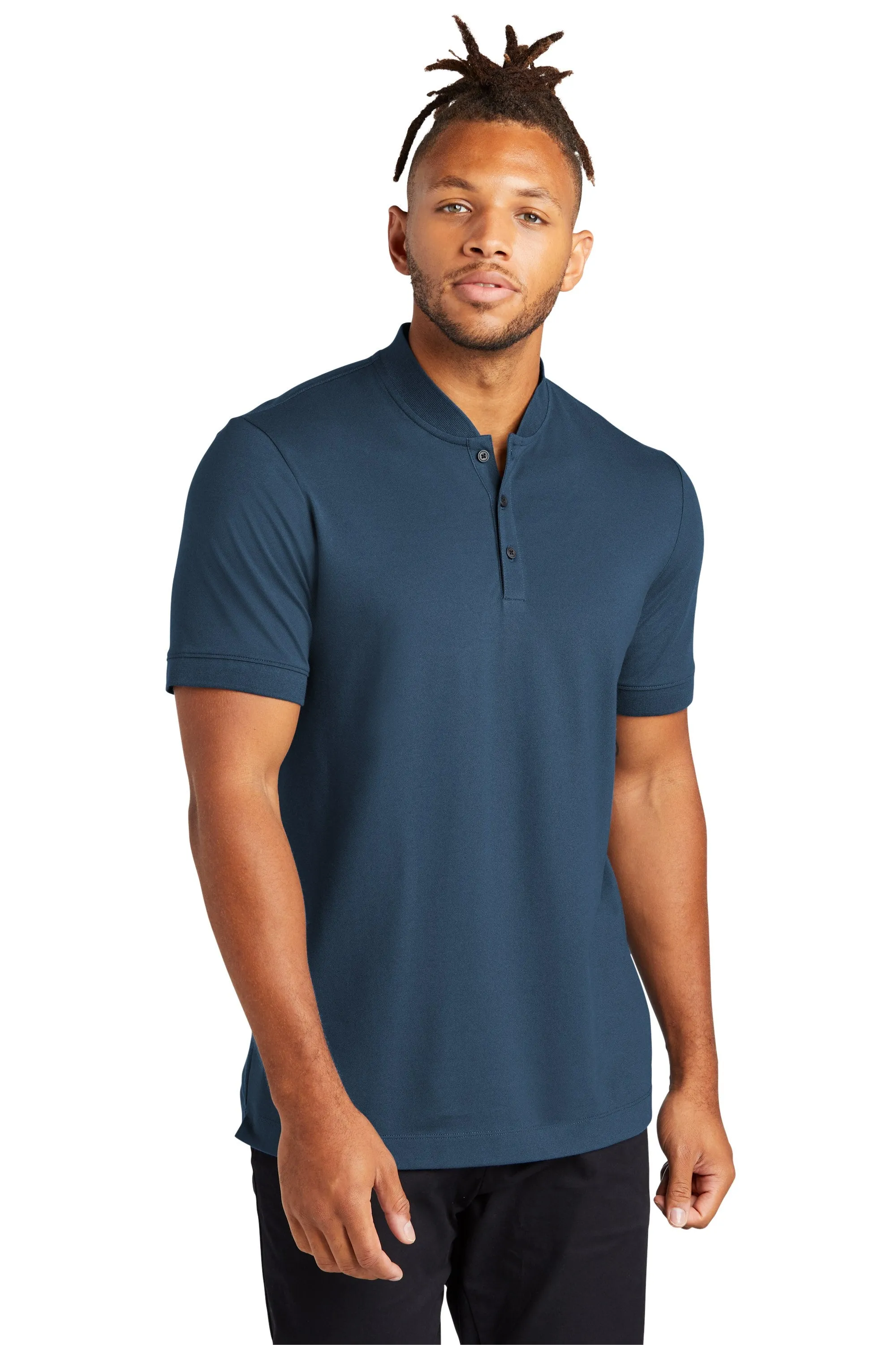 Mercer Mettle™ Stretch Pique Henley