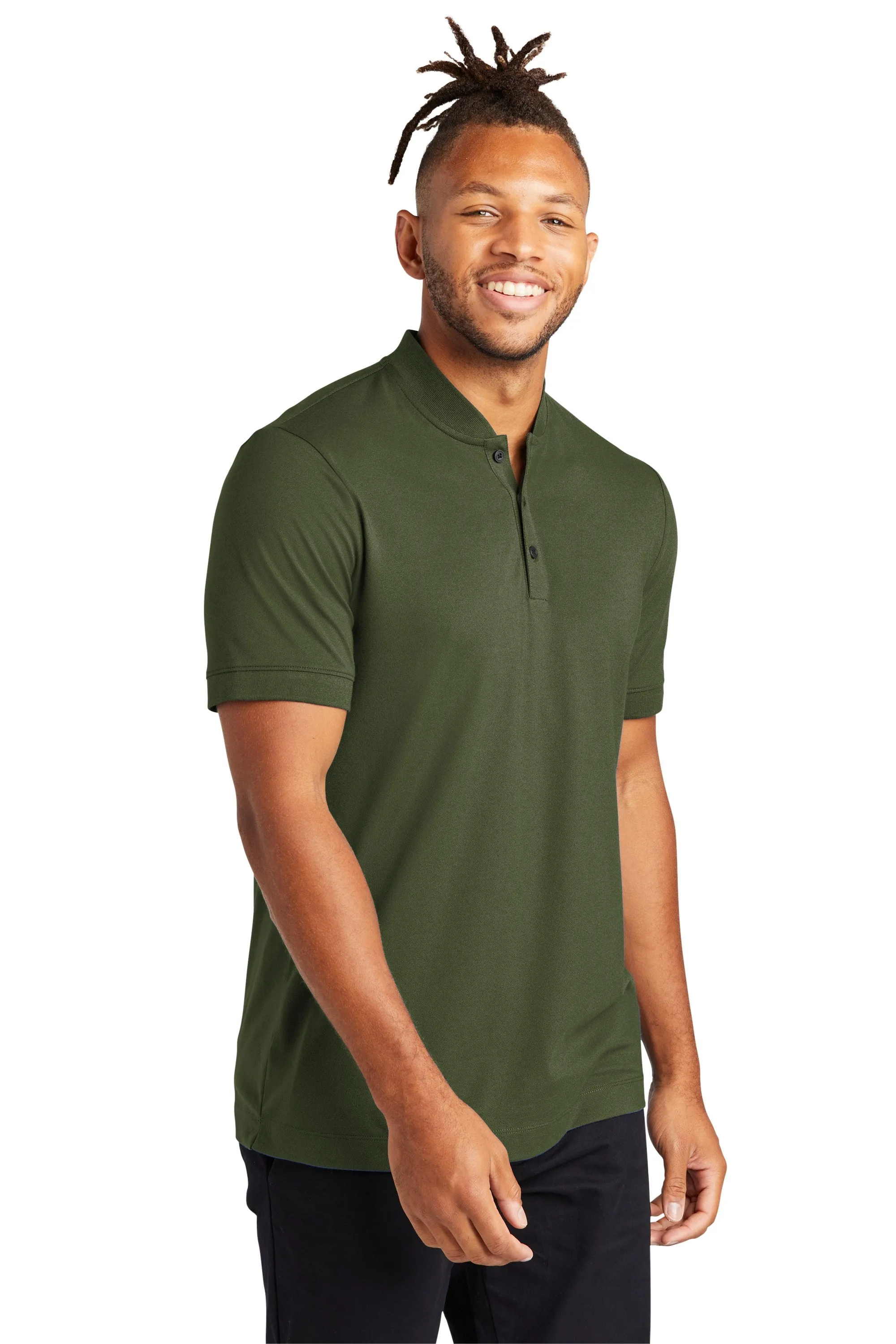 Mercer Mettle™ Stretch Pique Henley