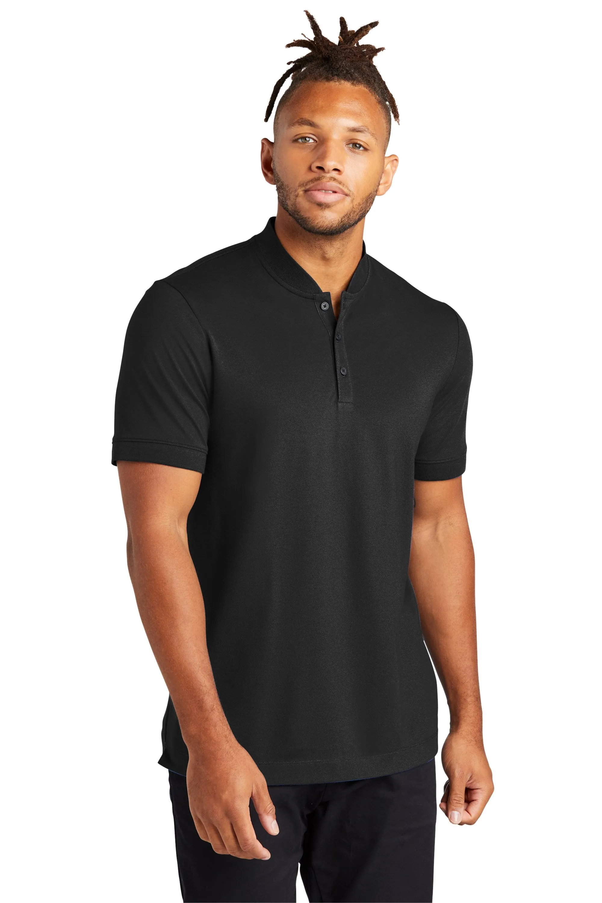 Mercer Mettle™ Stretch Pique Henley