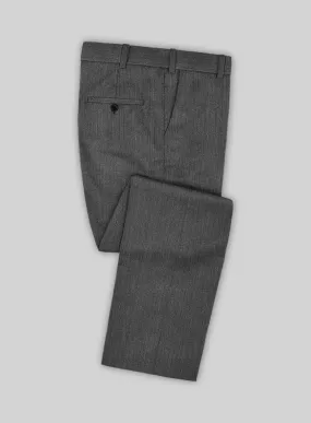 Napolean English Charcoal Wool Pants