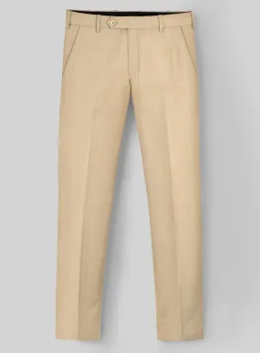 Napolean Stretch Khaki Wool Pants