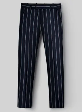 Napolean Vanda Navy Blue Wool Pants