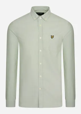 Oxford shirt - fern green white