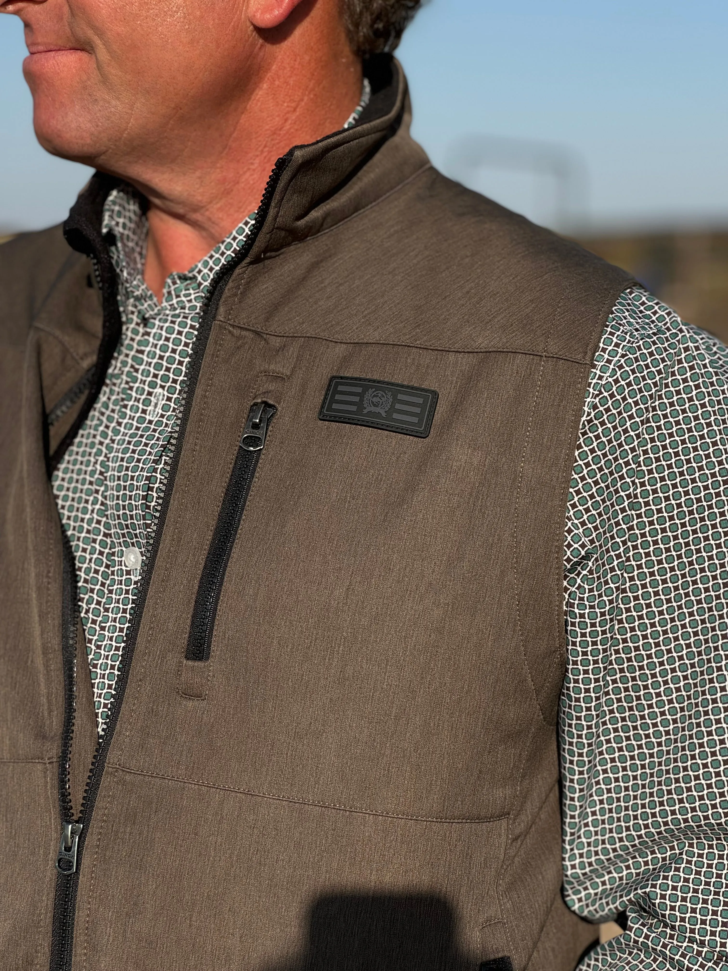 Stetson Men's Brown Vest by Cinch