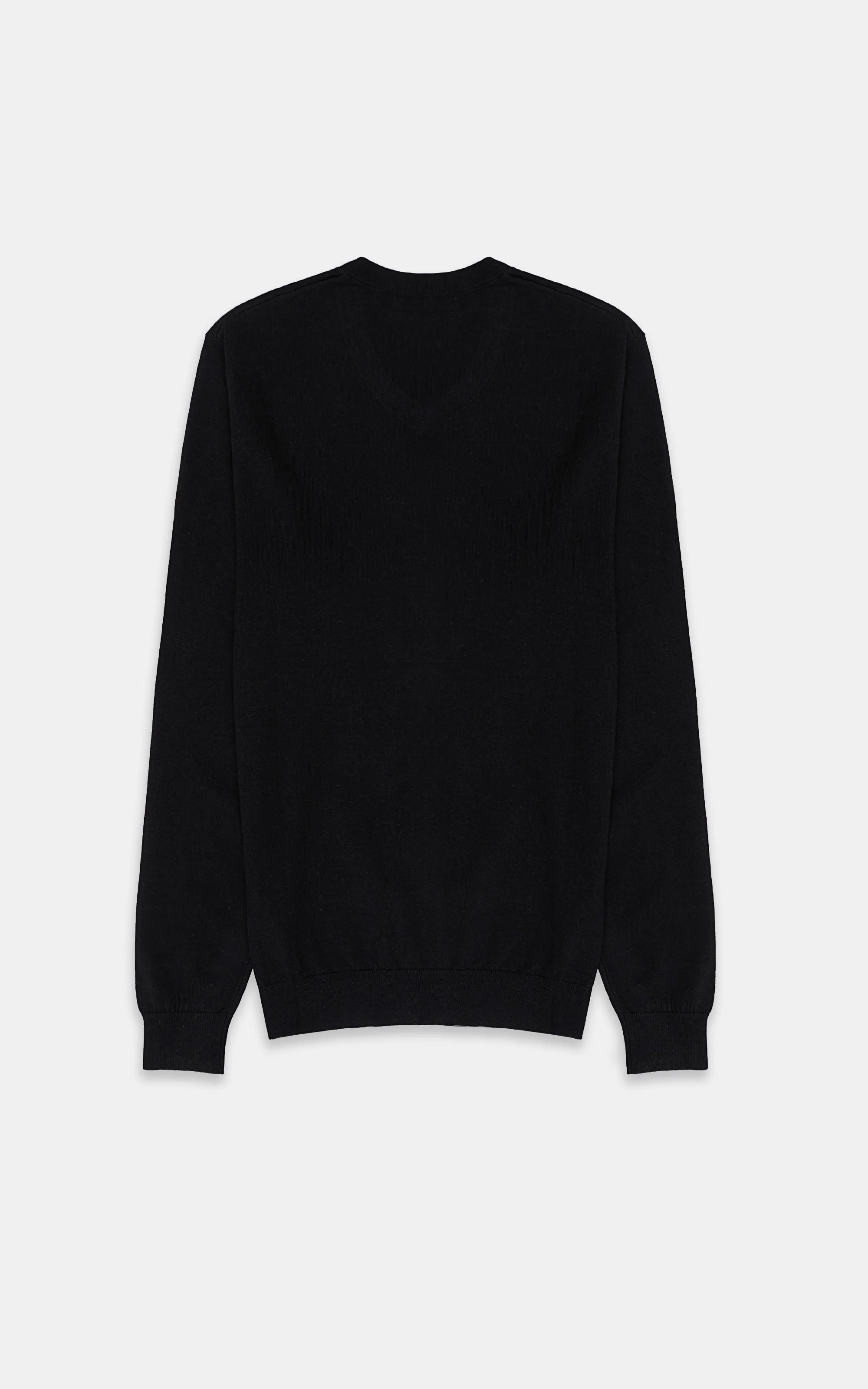 SWEATER V NECK BLACK